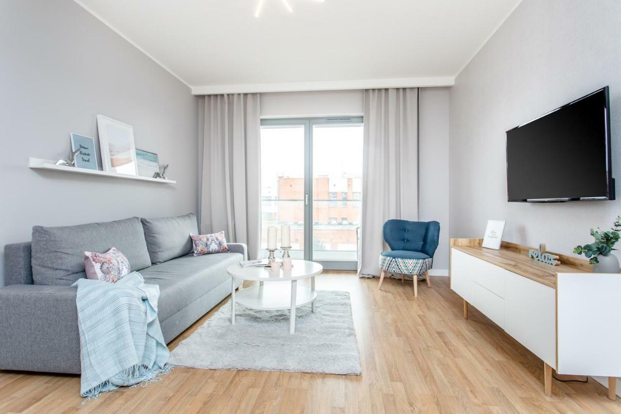Seaside Beach Przy Plazy - Parking - Praia Apartments - Ergo Polsat Plus Arena 그단스크 외부 사진